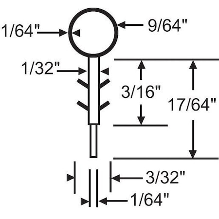 Strybuc .140 Bulb Weatherseal 63-193W